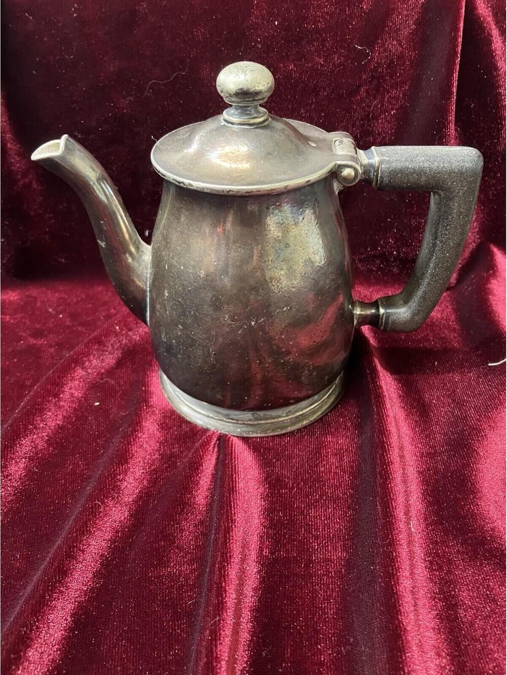 Antique Wallace Hard Soldered 8 oz.Tea Pot For Cincinnati Hotel Gibson